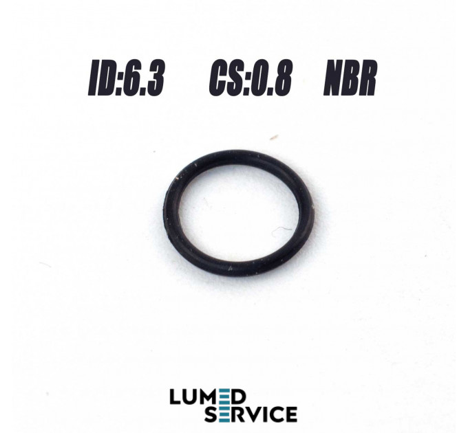 Кільце демпферне 6.3x0,8 мм для турбінного наконечника