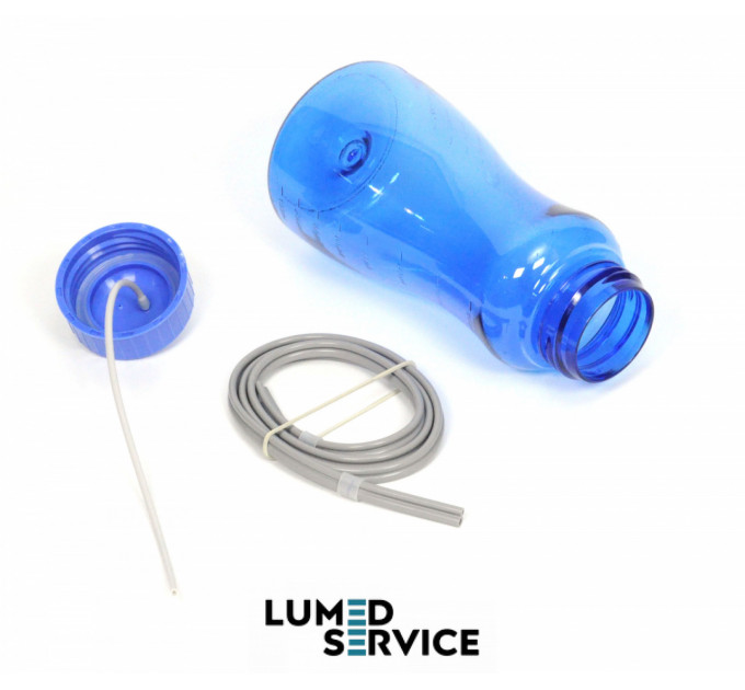 Пляшка Woodpecker DTE 0,9 л блакитна для автономного скалера UDS L