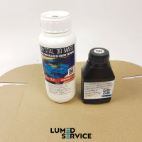 Смола епоксидна Crystal 3D Mass Прозора для об'ємних виробів, меблів. 0,6 кг