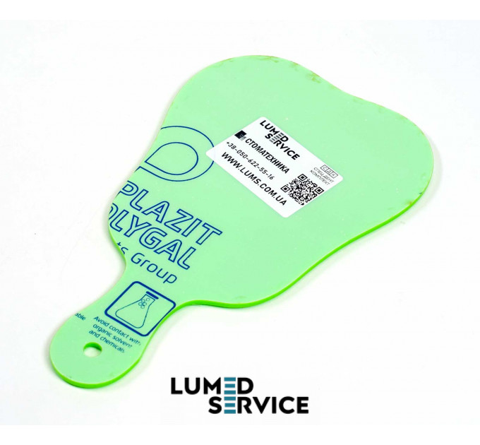 Дзеркало зуб зелене акрил оглядове для пацієнта