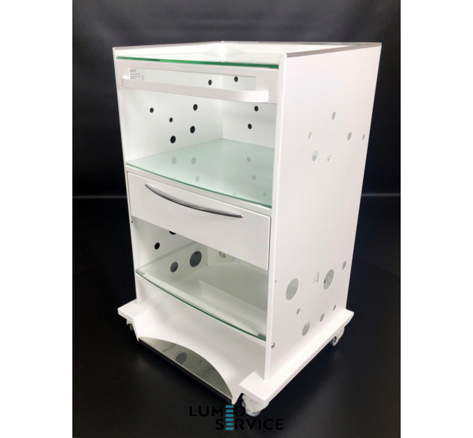 Столик Panmed ПАНОК 4 500 зі скринькою 50*50 см для стоматологічного кабінету