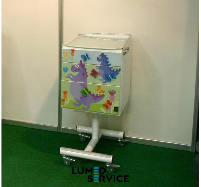 Столик Panmed ПАНОК-СОЛО 400 5.1-5.6 40*40 см для стоматологічного кабінету