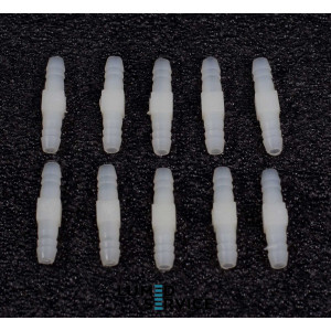 З'єднувач пластик ялинка 5 мм для пневмошлангів у стоматологічних установках упаковка 10 шт