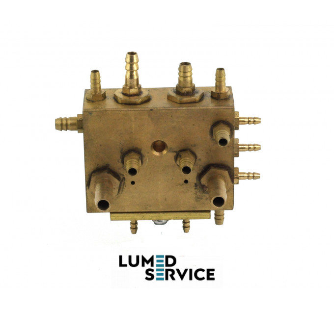 Блок розподільчий з клапанами для слинотяга для стоматологічної установки 