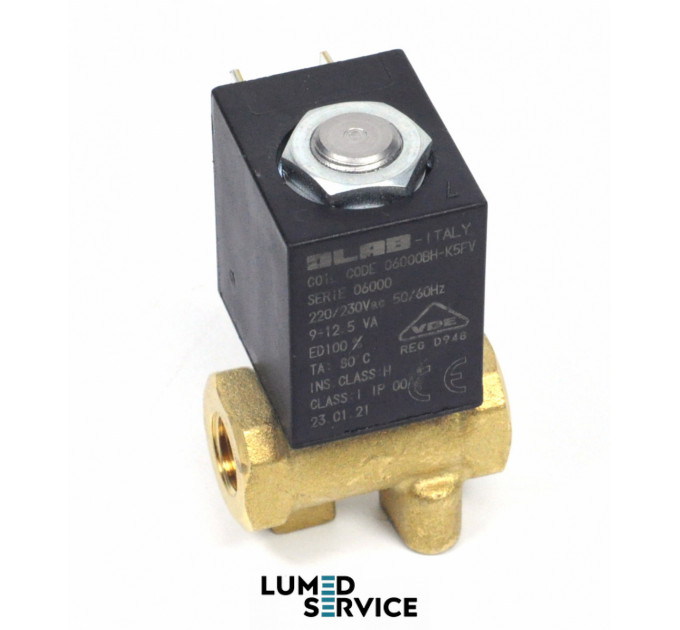 Клапан електромагнітний OLAB 220В АС 1/8 для продування для автоклава МізМа