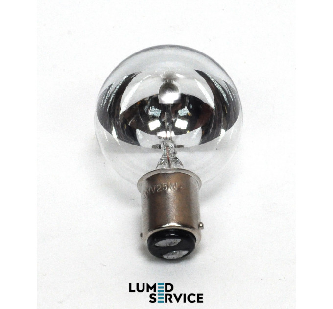 Лампочка B15 24V 25W з відбивачем для операційного світильника