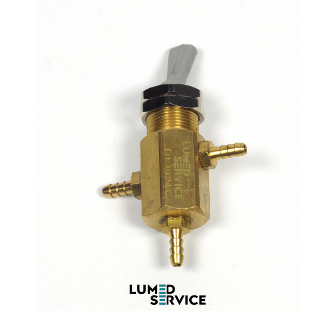 Перемикач З фіксацією 3-ходовий без скидання штуцера 3 мм для стоматологічної установки