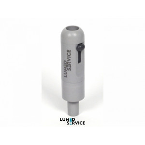 Накінечник слинотяга  пластиковий з краном на шланг 10 мм для стоматологічної установки