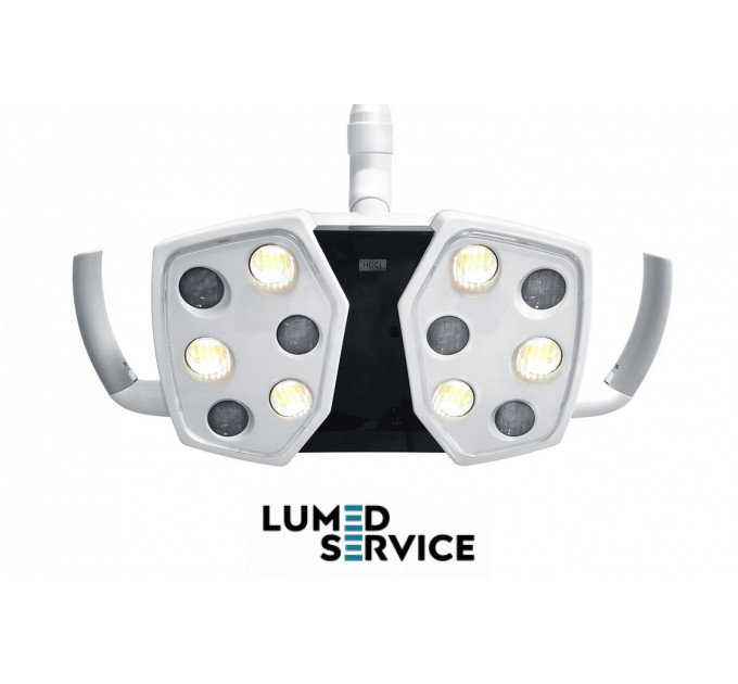 LED світильник для стоматологічної установки  58000 Люкс 12-36V 8 світодіодів Diamond