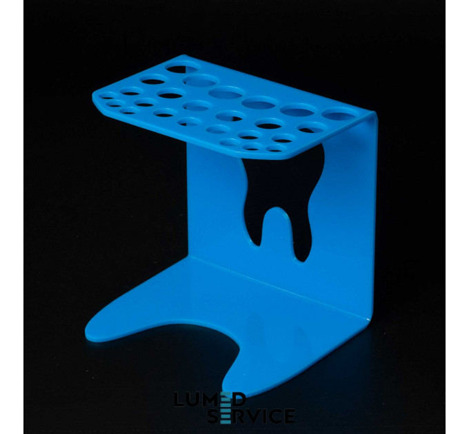 Підставка 25 шприців блакитна для стоматологічних фотополімерних композитів