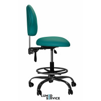 Стілець S03 висота 51-63 см з кільцем для асистента та стоматолога