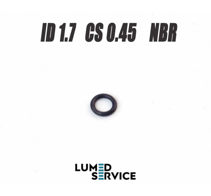 Кільце ущільнювальне 1,7×0,45 мм NBR для мікромотора Bien-Air MC2 / MC3 (Ref. 705.02.93-10)