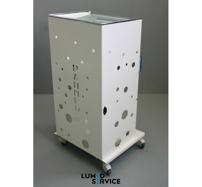 Столик Panmed ПАНОК 4-400 зі скринькою 40*33 см прямокутний для стоматологічного кабінету