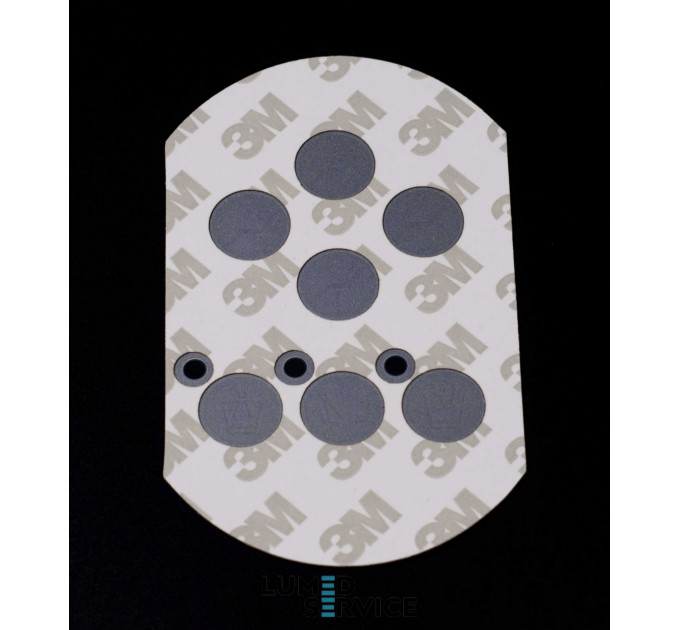 Мембранна клавіатура 6х10 см на панелі управління помічником для стоматологічної установки