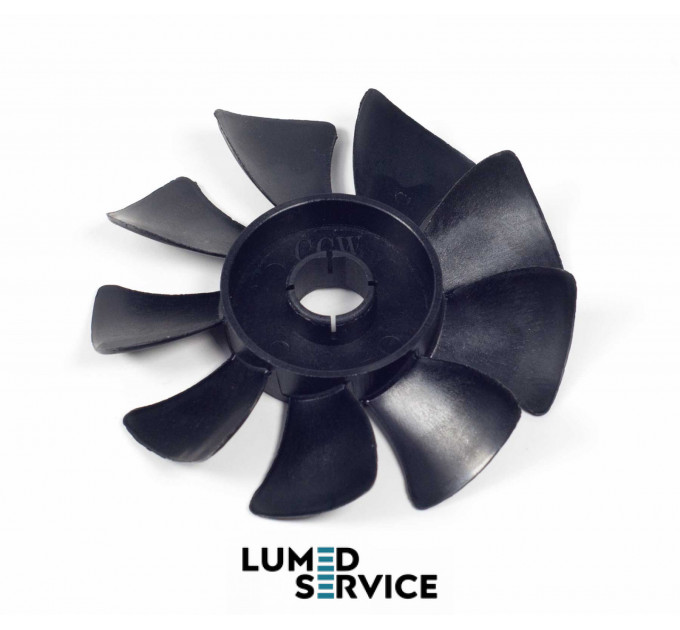 Вентилятор вал 17 мм  крильчатка двигуна китайського безмасляного компресора