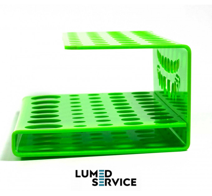 Підставка 36 шприців +7 бондів зелена для стоматологічних фотополімерних композитів