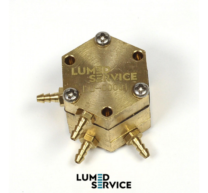 Клапан водно-притискний шестикутна для стоматологічної установки