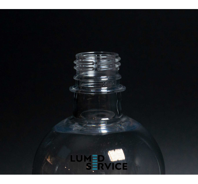 Пляшка системи чистої води 0,6 л прозора на тиск до 6 бар для стоматологічної установки 