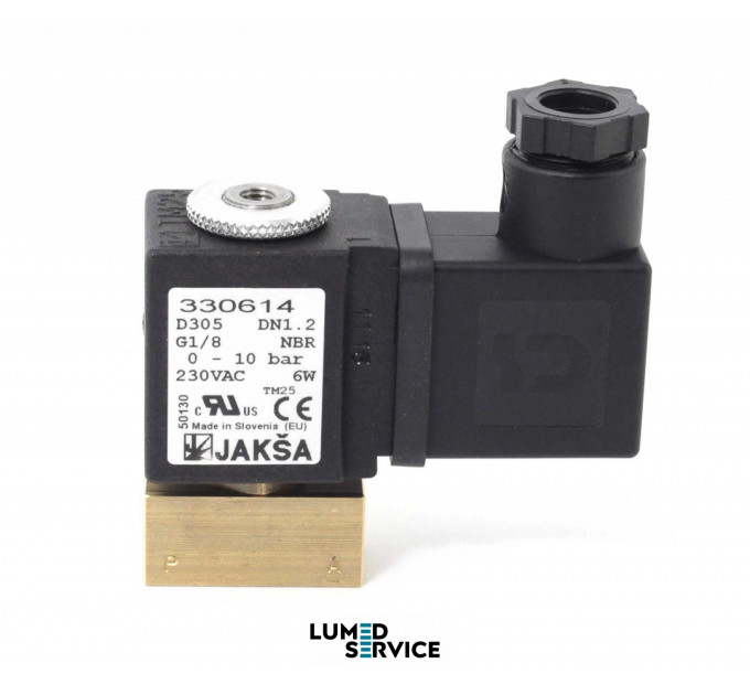 Клапан електромагнітний JAKSA 220В АС 1/8 для безмасляного стоматологічного компресора