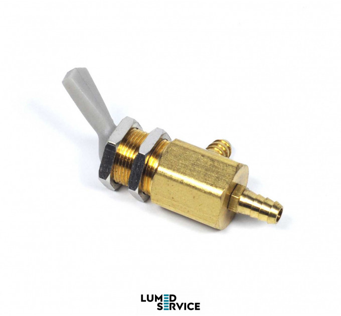 Перемикач пневматичний З фіксацією 3-ходовий зі скиданням штуцера 5 мм для стоматологічної установки