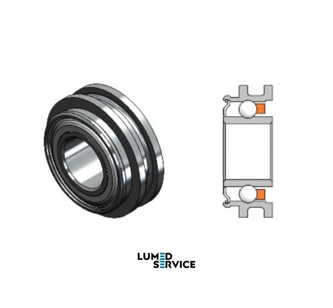 3,175*7,493*2,769 сталь/ сепаратор Torlon/ Німеччина/ підшипник для турбінних стоматологічних наконечників RC-90