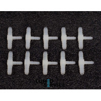 З’єднувач пластик трійник 5*3*5 мм для пневмошлангів у стоматологічних установках упаковка 10 шт