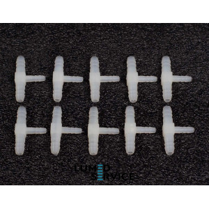 З’єднувач пластик трійник 5*3*5 мм для пневмошлангів у стоматологічних установках упаковка 10 шт