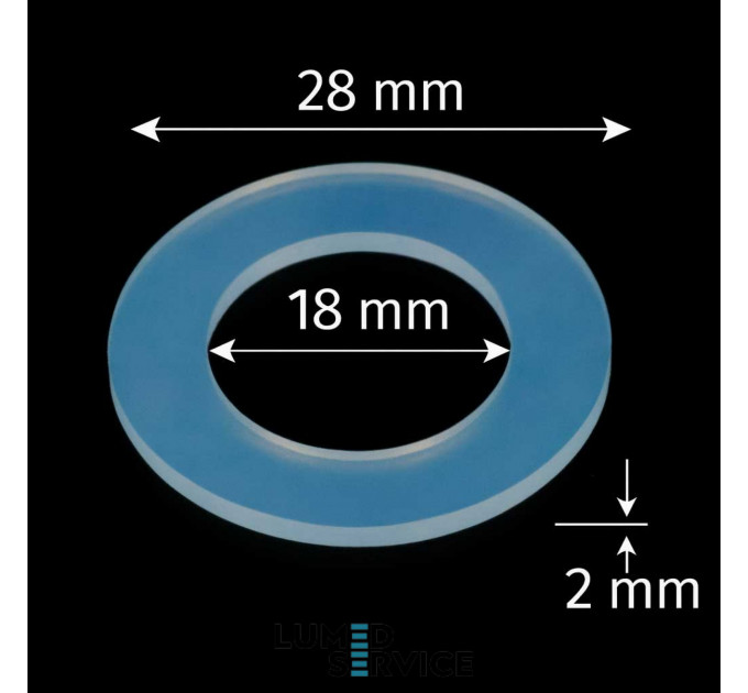 Прокладка кришки пляшки 18*28 мм  для стоматологічної установки