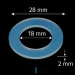 Прокладка кришки пляшки 18*28 мм  для стоматологічної установки