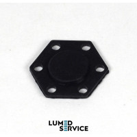 Мембрана водно-притискного шестигранного клапана 22 мм для стоматологічної установки 