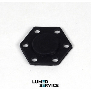 Мембрана водно-притискного шестигранного клапана 22 мм для стоматологічної установки 