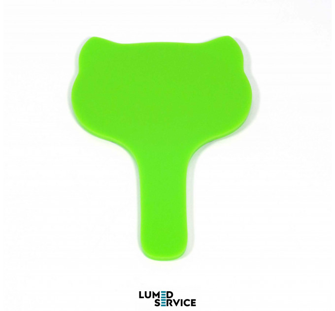 Дзеркало котик зелене акрил оглядове для пацієнта