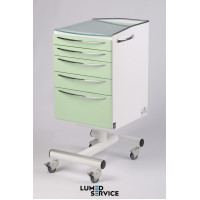 Столик Panmed ПАНОК-СОЛО 400  long 11.1-11.6 40*40 см для стоматологічного кабінету