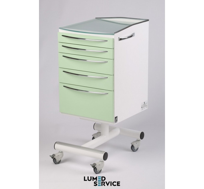 Столик Panmed ПАНОК-СОЛО 400  long 11.1-11.6 40*40 см для стоматологічного кабінету