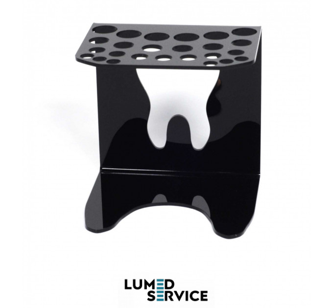 Підставка 25 шприців +3 баночки чорна для стоматологічних фотополімерних композитів