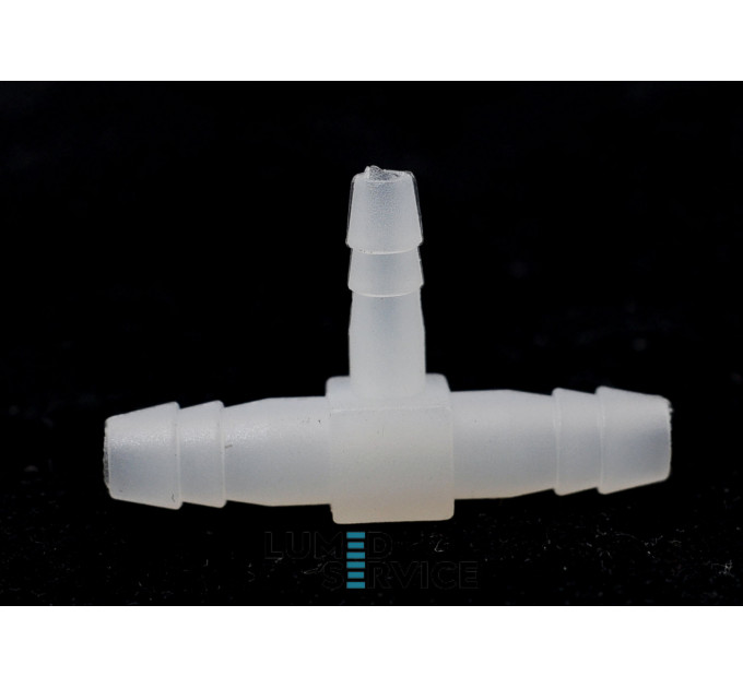 З’єднувач пластик трійник 5*3*5 мм для пневмошлангів у стоматологічних установках упаковка 5 шт