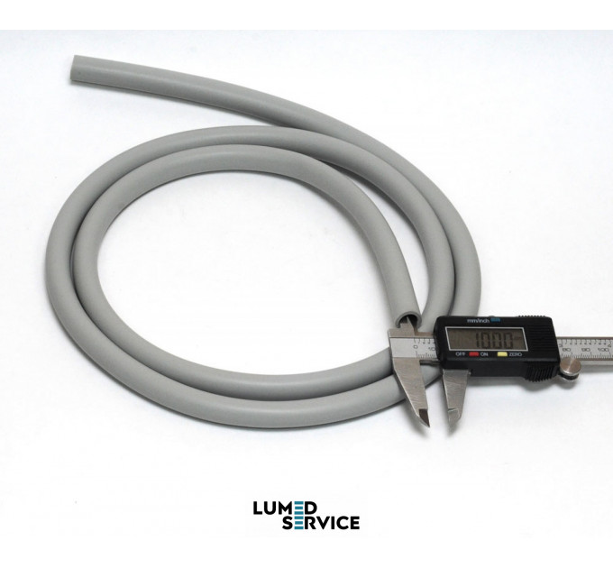 Шланг пилососа D10 мм силіконовий для аспіраційної системи стоматологічної установки