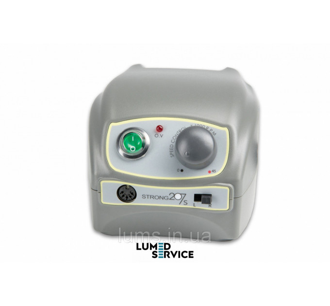 Зуботехнічний дриль Strong 207S (мотор Strong 106, 45 000 обертів в хвилину, 180 Вт, 4,5 Н*см)