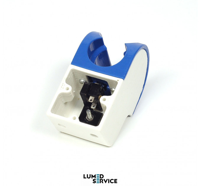 Тримач GNATUS слинотяг D20 з мікрокриком двоколірний для стоматологічної установки 3Д друк