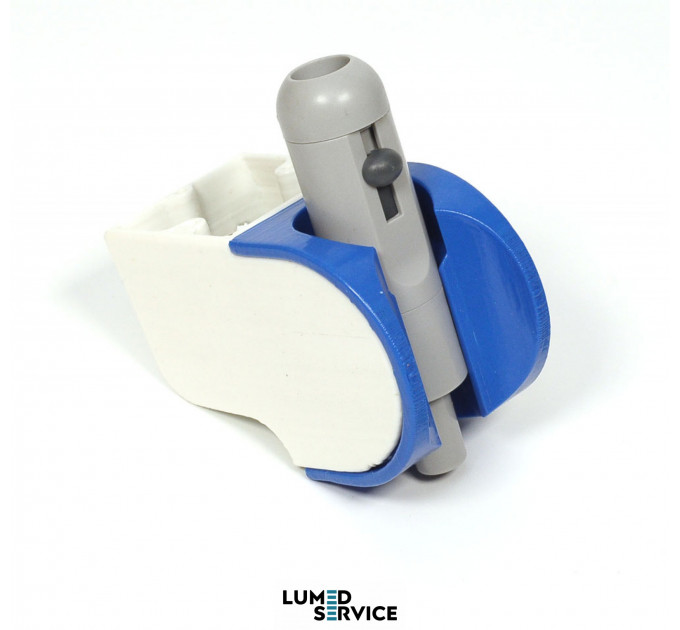 Тримач GNATUS слинотяг D20 з мікрокриком двоколірний для стоматологічної установки 3Д друк