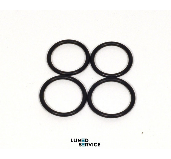 Ремкомплект 4 кільця жовтого фільтра слиновідсмоктувача та пилососу для стоматологічної установки