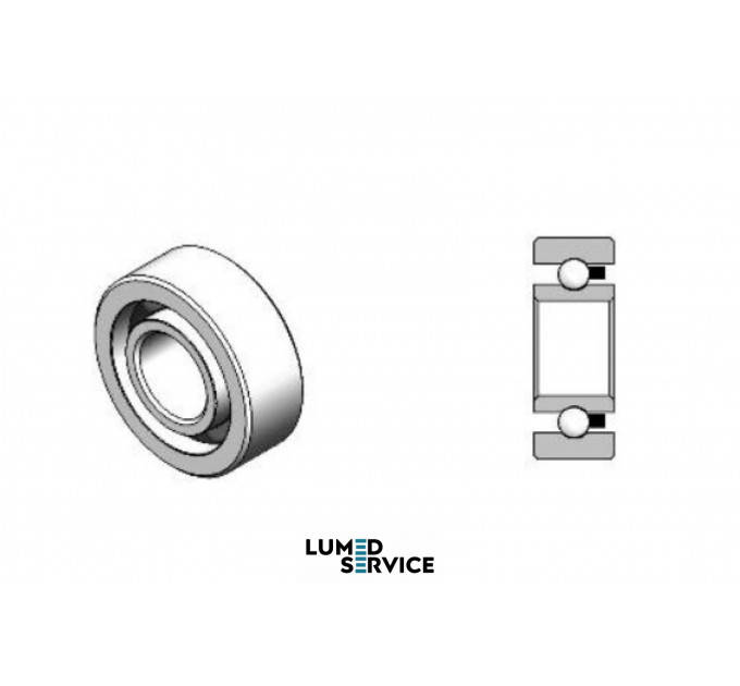 2,35*5,5*2 сталь/ сепаратор Torlon/ Німеччина підшипник для валів стоматологічних наконечників