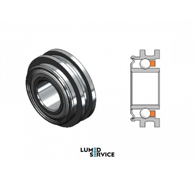 3,175*7,493*2,769 сталь/ сепаратор Torlon/ Німеччина/ підшипник для турбінних стоматологічних наконечників RC-90